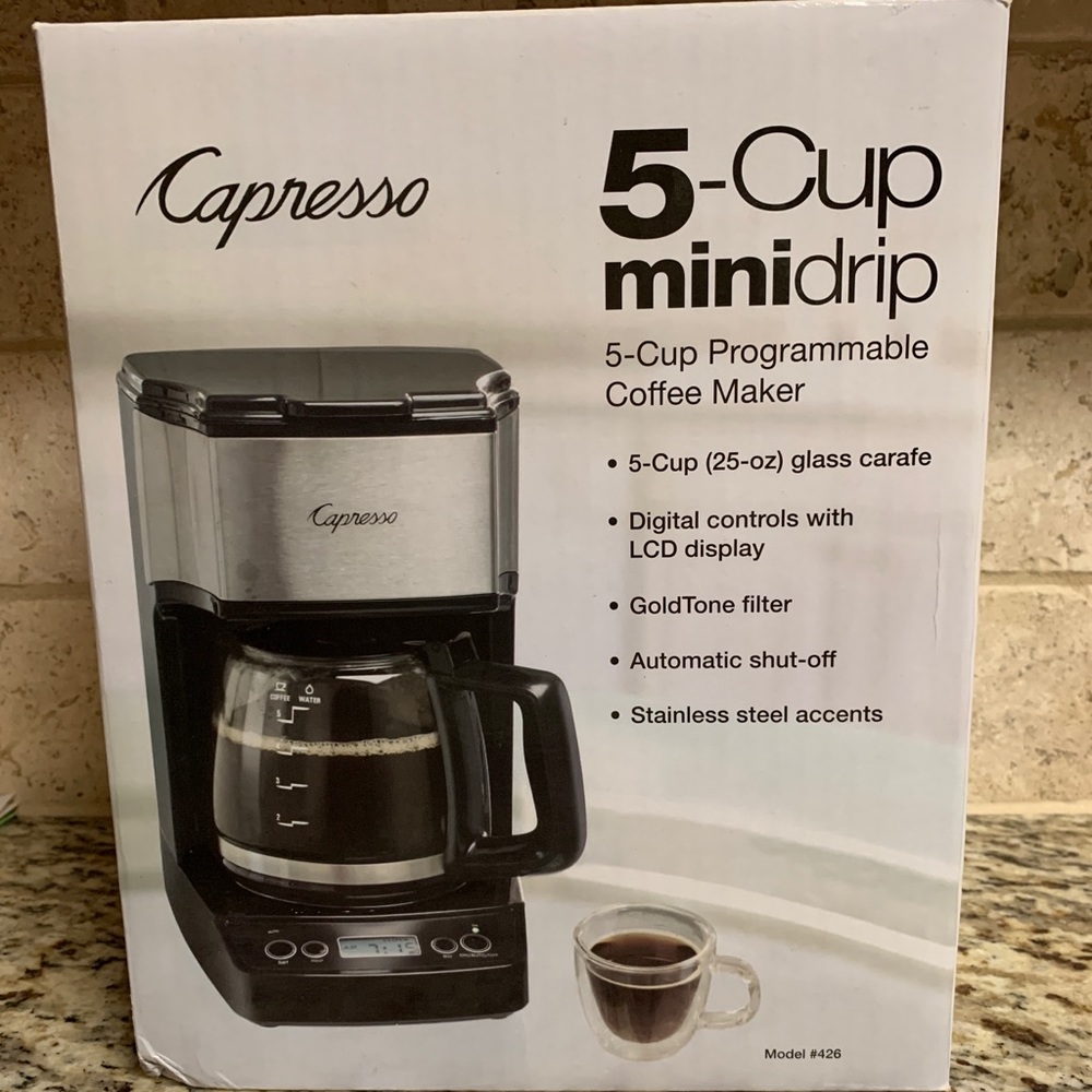 Capresso 5-Cup Programmable coffee maker